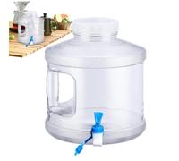Contenitori d'acqua, serbatoio d'acqua portatile, tanica 'acqua da 7,5 litri per stoccaggio 'acqua da campeggio, dispenser multifunzionale di acqua potabile per esterni con manico per
