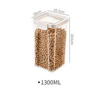 Contenitori ermetici in plastica progettati per semplificare l'organizzazione della cucina e mantenere gli alimenti freschi più a lungo (1300 ml)