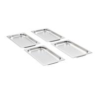 Contenitori Gastronorm 12 pz GN 1/3 20 mm in Acciaio Inox