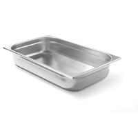 HENDI Contenitore Gastronorm GN 1/1, Budget Line, resistenza termica -40 °C a 250 °C, per forno e bagnomaria, 28L, 530x325x(H) 200mm, acciaio inox