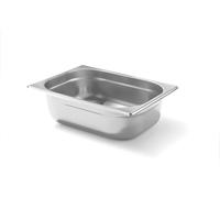 HENDI Contenitore Gastronorm GN 1/2, Budget Line, resistenza termica -40 °C a 250 °C, per forno e bagnomaria, 6,5L, 325x265x(H) 100mm, acciaio inox