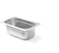 Hendi Contenitore Gastronorm GN 1/4 acciaio inox 4L resistenza termica -40°C a 300°C 265x162(H)150mm