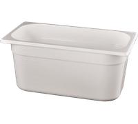 HENDI Contenitore Gastronorm, Recipiente GN, GN 1/3, resistente alle temperature da -40 °C a 110 °C, 5.7 L, 325x176x(H)150 mm, policarbonato bianco