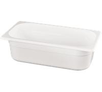 HENDI Contenitore Gastronorm, Recipiente GN, GN 1/3, resistente alle temperature da -40 °C a 110 °C, 4 L, 325x176x(H)100 mm, policarbonato bianco