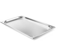 HENDI Contenitore Gastronorm, GN 1/1, resistenza termica -40 °C a 300 °C, compatibile con i forni a convezione, frigoriferi, bagno María, chafing dishes, 2.5L, 530x325x(H)20mm, acciaio inox
