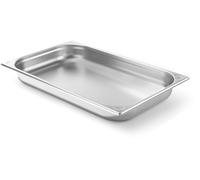HENDI Contenitore Gastronorm GN 1/1, Kitchen Line, resistenza termica -40 °C a 250 °C, 5L, 530x325x(H) 40mm, acciaio inox
