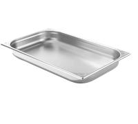 HENDI Contenitore Gastronorm GN 1/1, Kitchen Line, resistenza termica -40 °C a 250 °C, 9L, 530x325x(H) 65mm, acciaio inox