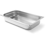 HENDI Contenitore Gastronorm GN 1/1, Kitchen Line, resistenza termica -40 °C a 250 °C, 14L, 530x325x(H) 100mm, acciaio inox