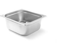 HENDI Contenitore Gastronorm, GN 2/3, resistenza termica -40 °C a 300 °C, compatibile con i forni a convezione, frigoriferi, bagno María, chafing dishes, 13L, 354x325x(H)150mm, acciaio inox