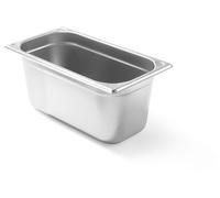 HENDI Contenitore Gastronorm GN 1/3, Kitchen Line, resistenza termica -40 °C a 250 °C, adatto a forno e bagnomaria, 5,7L, 325x176x(H) 150mm, acciaio inox