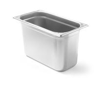 HENDI Contenitore Gastronorm GN 1/3, Kitchen Line, resistenza termica -40 °C a 250 °C, adatto a forno e bagnomaria, 7,8L, 325x176x(H) 200mm, acciaio inox