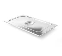 Hendi Coperchio Gastronorm GN 1/1 Kitchen Line - Acciaio inox 530x325 mm, spess. 0,7 mm, Argento