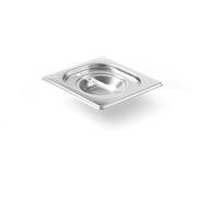 HENDI Coperchio Gastronorm, GN 1/6, Acciaio Inox