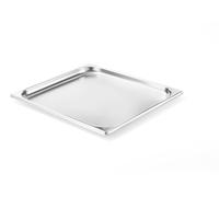HENDI Contenitore Gastronorm, GN 2/3, resistenza termica -40 °C a 300 °C, compatibile con i forni a convezione, frigoriferi, bagno María, chafing dishes, 1.5L, 354x325x(H)20mm, acciaio inox 18/10