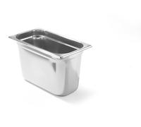 HENDI Contenitore Gastronorm, GN 1/3, resistenza termica -40 °C a 300 °C, compatibile con i forni a convezione, frigoriferi, bagno María, chafing dishes, 7.8L, 325x176x(H)200mm, acciaio inox 18/10