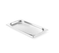 HENDI Contenitore Gastronorm, GN 1/3, resistenza termica -40 °C a 300 °C, compatibile con i forni a convezione, frigoriferi, bagno María, chafing dishes, 0.8L, 325x176x(H)20mm, acciaio inox 18/10