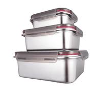 CONTENITORI GENICOOK Set di 3 ermetici per la conservazione
