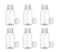 Contenitori In Plastica Per Succhi Di Frutta Bottiglia Di Bevanda Trasparente Vuota Bottigliette Con Tappo a Vite Vuote Per Conservare Latte,Bevande Fatte In Casa Frullate e Altre Bevande Da Asporto