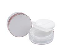 Contenitori in polvere sciolti Custodia vuota riutilizzabile in polvere di trucco con setaccio a rete elasticizzata per impostare il caso di trucco del viso