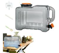 Contenitori per acqua di grande capacità, 8 l/12 l, secchio per acqua potabile per uso domestico, serbatoio per campeggio, grande capacità, mensa da campeggio con beccuccio per cucinare in famiglia