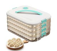 Contenitori Per Alimenti Con Coperchio - Contenitori Per Alimenti Impilabili A 4 Strati Con Coperchio E Maniglia | Contenitore Per Il Trasporto Di Biscotti, Contenitore Per Frigorifero Per Carne