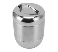 Contenitori per Alimenti Termici da 1,5 Litri Contenitori per il Pranzo Isolati a Prova di Fuoriuscita in Acciaio Inossidabile con Coperchio di Tenuta per la Cucina di(Colore naturale ordinario 1,5L)