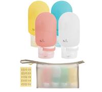 Contenitori per articoli da toeletta da viaggio, a prova di perdite, contenitori per shampoo da viaggio, contenitori da viaggio versatili, contenitori da viaggio per lozioni per cosmetici per il corpo