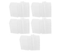 Contenitori per Cera Fusa, 100 Pezzi Vaschette in Plastica Trasparente, Stampi Scatola Clamshell 2.4x1.4x1 Pollici - Materiale PET Durevole, Per Candele Senza Stoppino, Soap Maki (A forma di stella a