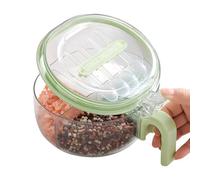 Contenitori per condimenti con contenitore trasparente con 4 | Contenitore per spezie con coperchio e cucchiaio per cucinare, barbecue, casa, cucina, ristorante, campeggio