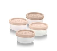 Contenitori per condimenti con coperchio, 4 pezzi, 36,9 g. Contenitori per condimenti per insalata con coperchio, contenitori per salse, a prova di perdite, riutilizzabili, in plastica, senza BPA, per