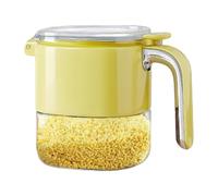 Contenitori per condimenti | Scatola per condimenti con coperchio e cucchiaio | Contenitore ermetico per riporre polvere Cucina Cucina Tavolo da pranzo Organizzazione dispensa Sale Pepe