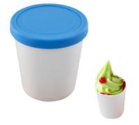 Contenitori per - Contenitore per dessert surgelati a prova di perdite con coperchi | Vaschetta riutilizzabile per conre per fatto in casa, yogurt, capacità 1 litro