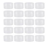 Contenitori per cosmetici in plastica vuoti rotondi per vasetti rotondi da 80