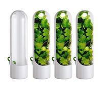 Contenitori Per Erbe Aromatiche - Confezione Da 4 Custodie Da 25 Cm, Custodia Per Conservazione Del Coriandolo | Conservatore Per Asparagi Per Frigorifero, Bottiglia Trasparente Per Serbatoio D'acqua