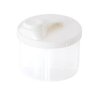 Contenitori per farina, latte in polvere, portatile, per formule rotanti, a quattro scomparti, per dispenser da viaggio (beige, 9 4 x 8 5 x 6 cm)