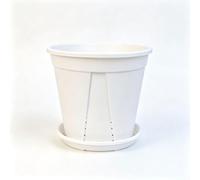 Contenitori per fiori con base rialzata, 12 cm, protezione dal calore (21 | Fori di drenaggio multipli, favorisce il flusso d'aria, previene la radice, ideale per erbe da interno, crescita sana