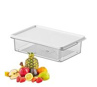 Contenitori per frigorifero - Scatole per congelatore con coperchio, impilabili e portatili, organizer per frigorifero, per uova, frutta e verdura