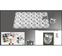 Pillola Medicinali Acrilico XL + 24 Rund-Dosen 35mm Safe 5252 240x160x25