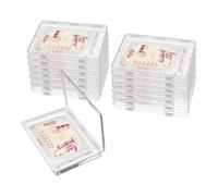Contenitori per latte Materno 8 Trasparenti Salvaspazio Contenitori(16 Pcs) | 8 contenitori capienti, design per trasparente per date, impilabili nel frigo, plastica per sicura, organizzazione efficiente