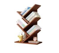contenitori per libri Scaffale for libri a 5 livelli for albero piccolo, organizer da scrivania, librerie strette, libri, riviste, scaffali autoportanti in legno, for la camera da letto dell'ufficio d