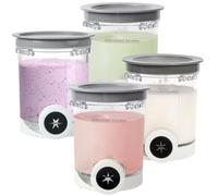 Contenitori per Ninja Creami Swirl Pinte e coperchi, contenitore per ghiaccio compatibile NC700 701 NC701Q CN701CO Ninja Creami Swirl Pinte, BPA Free e lavabile (4 pezzi)