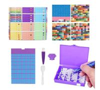 Contenitori per pittura con gemme - Kit di vassoi con coperchio con strass, scatole per attrezzi, vassoi, organizer per adolescenti, adulti, donne, uomini, ragazze, giovani gioielli
