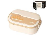 Contenitori Per Pranzo Per Adulti,Contenitore Per Pranzo In Acciaio | Isolato a prova di perdite che può essere riscaldato nel microonde | per insalate di grande capacità con scomparti p