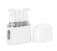 Contenitori per Shampoo da Viaggio Dispenser Portatile Ricaricabile 4 In 1 | Bottiglie Shampoo Formato Compatto per Lozioni Liquidi Creme Profumi Casa Viaggio Festa Uffici Hotel Vacanza