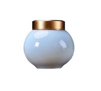 Contenitori per snack, Mini barattoli da tè in ceramica, metallo, contenitore sigillato, viaggio portatile, organizer for, decorazione for la casa