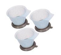 Contenitori per tintura per capelli in plastica da 3, fondo antiscivolo, 500 ml, segni trasparenti per stilisti, ciotole per tintura per capelli essenziali con bilancia