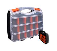Contenitori per viti Organizzatori multiscomparto Scatola per viti Piccole parti Hardware in plastica Custodia per gioielli Organizzatori per piccole parti con divisori rimovibili