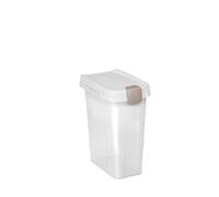 Contenitori Petfood 15 Litri Trasparente Coperchio Bianco Stefanplast