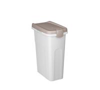Contenitori Petfood 25 Litri Bianco Coperchio Tortora Stefanplast
