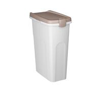 Contenitori Petfood 40 Litri Bianco Coperchio Tortora Stefanplast